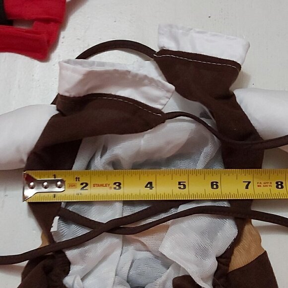 Pirate Captain Dog Costume – Size Medium with Tie Closure - Picture 4 of 6